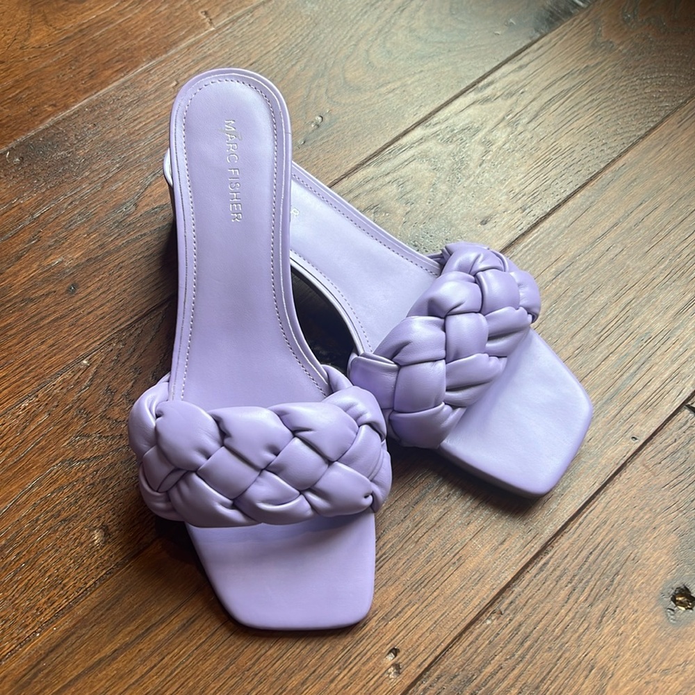 Marc Fisher Twist Knot Leather Sandals - Calia